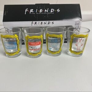 FRIENDS the TV Series shot glasses set of 4